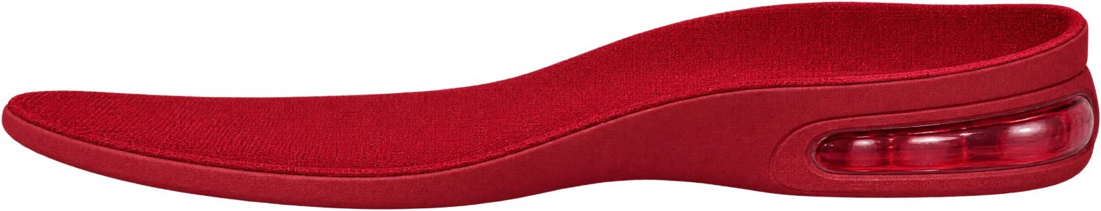 The cushioned insole with an air pod under the heel